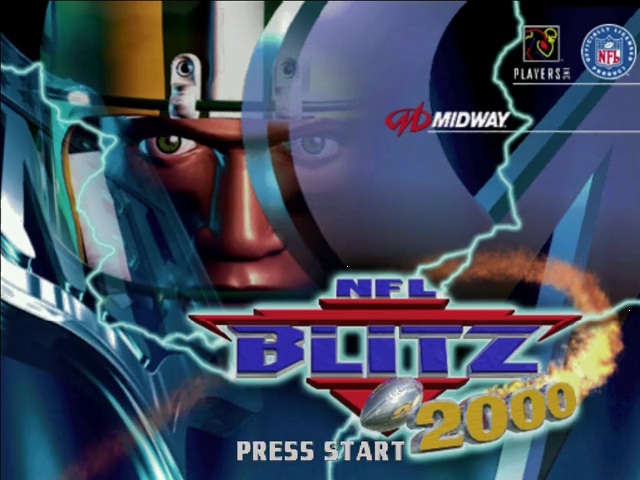 NFL Blitz 2000 — écran titre
