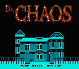 Dr. Chaos - Jigoku No Tobira — écran titre