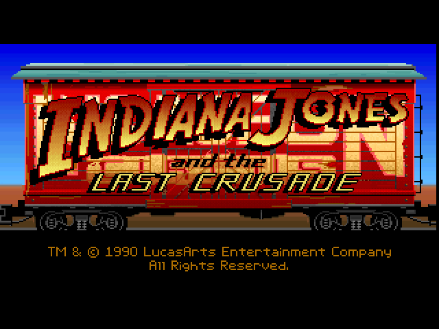 Indiana Jones And The Last Crusade - The Graphic Adventure — écran titre