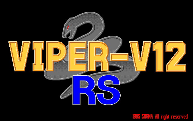 Viper-V12 RS — écran titre