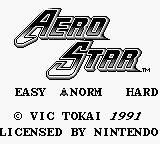 Aerostar — écran titre