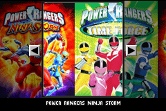 2 Games In 1 - Power Rangers - Ninja Storm + Power Rangers - Time Force — écran titre