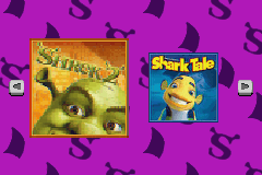 2 In 1 Game Pack - Shrek 2 + Shark Tale — écran titre