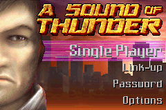 Sound Of Thunder, A — écran titre