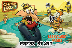Camp Lazlo - Leaky Lake Games — écran titre
