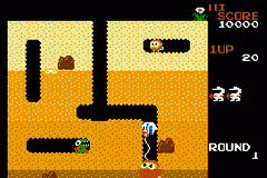 Famicom Mini 16 - Dig Dug — screenshot
