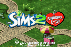 Sims 2 - Pets, The — écran titre