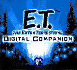 E.t. The Extra Terrestrial - Digital Companion — écran titre