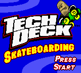Tech Deck Skateboarding — écran titre