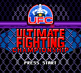 Ultimate Fighting Championship — écran titre
