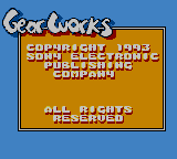 Gear Works — écran titre