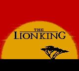 Lion King ,The — écran titre