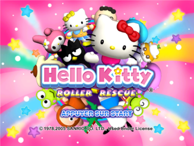 Hello Kitty - Roller Rescue — écran titre