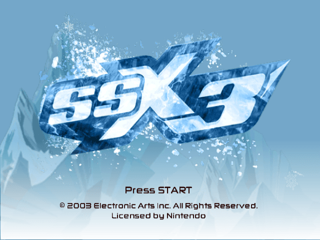 SSX 3 — écran titre