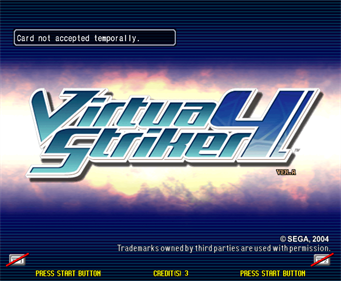 Virtua Striker 4 — écran titre