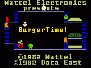 Burgertime — écran titre