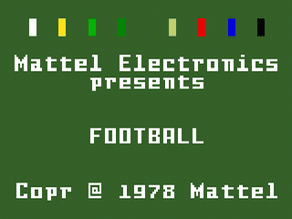 Nfl Football — écran titre