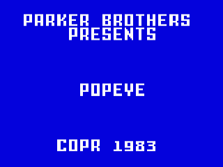 Popeye — écran titre