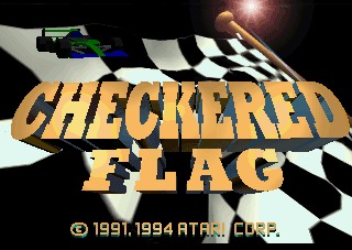 Checkered Flag — écran titre