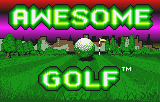 Awesome Golf — écran titre