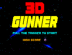 3D Gunner — écran titre