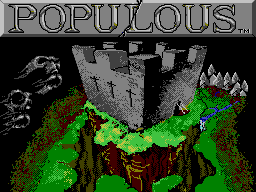 Populous — écran titre