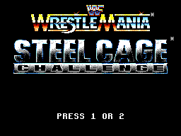 Wwf Wrestlemania - Steel Cage Challenge — écran titre