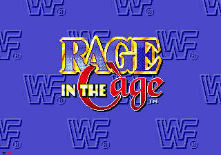 WWF Rage in the Cage — écran titre