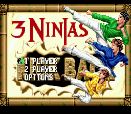3 Ninjas Kick Back — écran titre