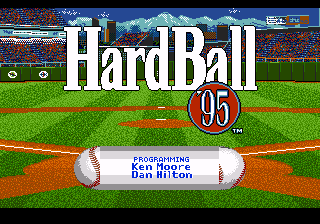 Hardball '95 — écran titre
