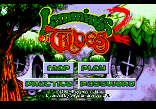 Lemmings 2 - The Tribes — écran titre