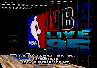 Nba Live 95 — écran titre