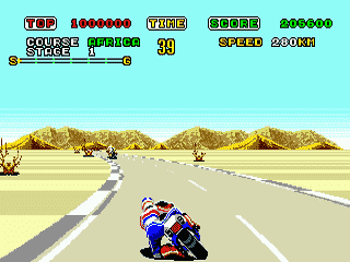 Super Hang-on — screenshot