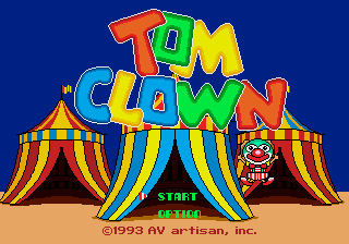 Tom Clown — écran titre