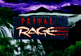 Primal Rage — écran titre