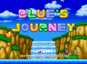 Blue's Journey — écran titre