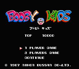 Booby Kids — écran titre
