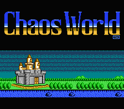 Chaos World — écran titre