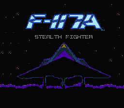 F-117a Stealth Fighter — écran titre