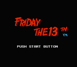 Friday The 13th — écran titre