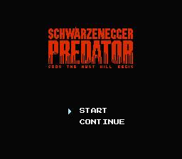 Predator — écran titre