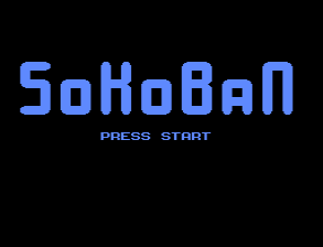 Sokoban — écran titre