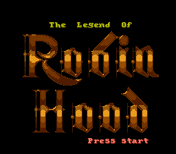 Legend Of Robin Hood, The — écran titre