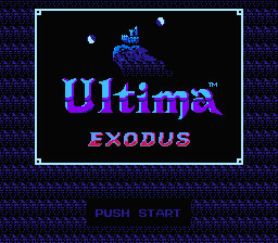 Ultima - Exodus — écran titre