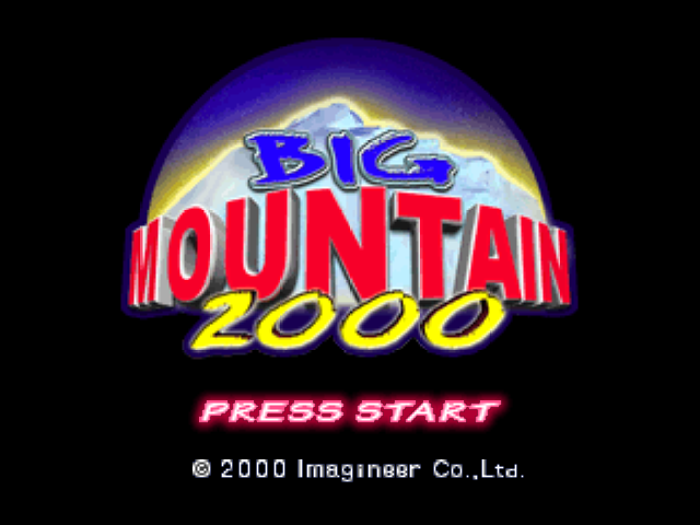 Big Mountain 2000 — écran titre