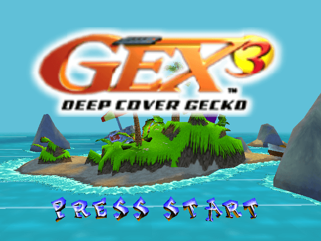 Gex 3 - Deep Cover Gecko — écran titre