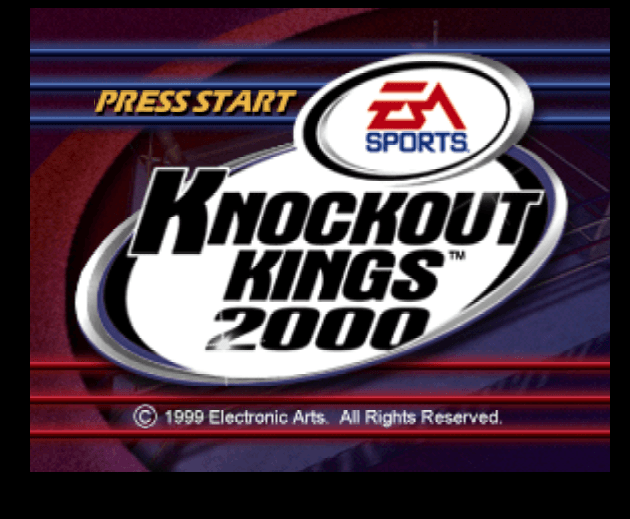 Knockout Kings 2000 — écran titre