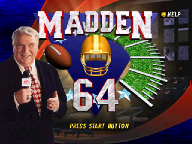 Madden Football 64 — écran titre