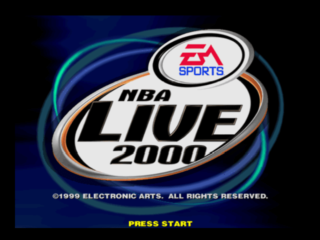 Nba Live 2000 — écran titre