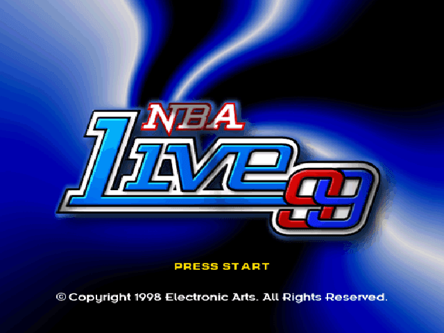 Nba Live 99 — écran titre